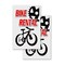 Signmission Bike Rental, A-Frame & 2 Decals Installed, Heavy-Duty Plastic Frame SBHD-D-2436-Bike Rental - alternate 5