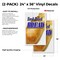 Signmission Fresh Baked Bread, Vinyl Decals Only 24 Inch x 36 Inch, Vinyl Decal, 2PK DSB-2436-2PACK-Fresh Baked Bread - alternate 2