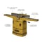 Powermatic 6-Inch Jointer, Helical, 1 HP, 115/230V 1Ph (54HH),  PM9-1791317K - alternate 8
