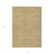 Homeroots 5' X 8' Gold And Ivory Geometric Washable Indoor Outdoor Area Rug 598741 - alternate 9