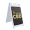 Signmission We Sell CDB, A-Frame & 2 Decals Installed, Heavy-Duty Plastic Frame SBHD-D-2436-30433 - alternate 1