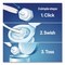 Clorox White, Plastic, 15.38 in L Overall, 6 PK 03191 - alternate 24