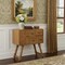 Homeroots 32in Sepia Solid Wood Console Accent Cabinet With Single Door And Four Drawers 712210 - alternate 4