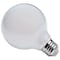 Satco 8W LED G25, 3000K-2000K Warm Dimming, Medium Base, White S12153 - alternate 5