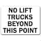 Signmission Safety Sign, 14 in Height, Plastic, 10 in Length, Forklift MISC-Forklift - alternate 7