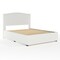 Martha Stewart Nyla Queen Upholstered Platform Bed with Curved Nailhead Headboard and Footboard Storage Drawer XH-8529-Q-WH-MS - alternate 10