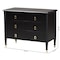 Baxton Studio Tamra Black Wood Chest with Drawers 264-14388-ZORO - alternate 8