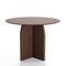 Homeroots 42" Brown Solid Wood Pedestal Base Round Top Dining Table 712163 - alternate 6