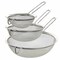 Martha Stewart 3 Piece Stainless Steel Frying Strainer Set in Silver 97387.03 - alternate 1