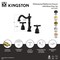 Kingston Brass Widespread Bathroom Faucet with Brass Pop-Up, Antique Brass KB1973BEX - alternate 5