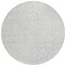 Homeroots 8' Silver And Gray Round Geometric Washable Indoor Outdoor Area Rug 595117 - alternate 7