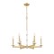 Z-Lite Kaden 6-Light Chandelier, 28 in W, Modern Gold 3045-6MGLD - alternate 1