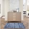 Homeroots 2' X 4' Denim Blue And Navy Blue Abstract Indoor Outdoor Area Rug 545949 - alternate 8
