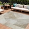 Homeroots 8' X 10' Beige And Taupe Abstract Washable Indoor Outdoor Area Rug 630432 - alternate 1