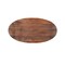 Homeroots 92" Brown Solid Wood Cross Leg Base Oval Dining Table 635808 - alternate 14