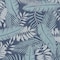 Homeroots 6' X 9' Navy Blue And Ivory Palm Leaf Indoor Outdoor Area Rug 550201 - alternate 7