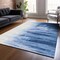 Homeroots 8' X 10' Navy Blue And Ivory Abstract Washable Indoor Outdoor Area Rug 601227 - alternate 8