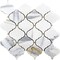 Apollo Tile Marmor 11x11 Polished White Calacatta Marble Arabesque Mosaic Wall and Floor Tile, 5PK APLTRK8857A - alternate 7