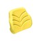 Uni Pro Backrest Cushion, Fits 117 Seat, Yellow Vinyl 8550 - alternate 8