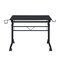 Homeroots Adjustable Black Wood and Stainless Steel Writing Desk 723744 - alternate 1