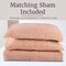 Lavish Home 2PC Velvet Twin Quilt Set & Matching Pillow Sham Medium Weight Ultra Soft Luxury Cotton Velvet 66-004-VP-T - alternate 9