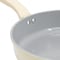 Gibson Home Barnsdall 11 Inch 4 Quart Ceramic Nonstick Alimunium Saute Pan with Lid in Cream 137715.02 - alternate 6