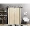 Sartodoors Barn Bypass Doors with 6.6ft Hardware, Planum 0011 Natural Veneer and Aluminum Strips, Sturdy Heavy PLANUM0011BBB-SHP-56 - alternate 1