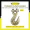 Tie 4 Safe G70 5/16'' Clevis Grab Hooks Tow Chain Hook Flatbed Truck Trailer Tie Down, 2PK FH406-516-2 - alternate 4
