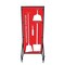 5S Supplies Housekeeping Shadow Board Broom Station V16, Red / White, Kit HSB-V16-RED/WHITE-KIT - alternate 1