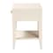 Baxton Studio Primrose Mid-Century Ivory Fluted Wood 1-Drawer Nightstand 249-13831-ZORO - alternate 10