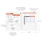 C-Line Products 8-1/2" x 11" White Two-Pocket 3-Hole Punch Heavyweight Poly Portfolio Folder, 1/EA, 25/BX 33937-BX - alternate 4