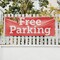 Signmission Free parking, 18 Inch x 48 Inch, Vinyl Banner B-30643 - alternate 5