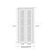 Sartodoors Sliding Closet Bi-fold Doors, Lucia 2466 Matte Black with Clear Glass and Aluminum Strips, Sturdy LUCIA2466BF-BLK-60 x 96 (2* 30x96) - alternate 5