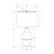 Monarch Specialties Lighting, 25"h, Table Lamp, Beige Resin, Beige Shade, Contemporary, Modern I 9886 - alternate 3