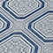 Homeroots 8' X 10' Navy Blue And Ivory Geometric Washable Indoor Outdoor Area Rug 610838 - alternate 9