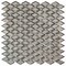 Apollo Tile Silver 10.8 in x 11.4 in Glass Glossy Floor and Wall Mosaic Tile 8.55 sqft/case, 10PK APLADI8801A - alternate 1