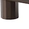 Homeroots 86" Walnut Solid Wood Double Pedestal Base Oval Dining Table 720697 - alternate 5