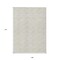 Homeroots 9' X 12' Ivory And Beige Geometric Washable Indoor Outdoor Area Rug 595011 - alternate 8