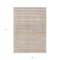 Homeroots 9' X 12' Terra Cotta Striped Washable Indoor Outdoor Area Rug 607990 - alternate 8
