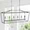 Jonathan Y Pagoda 49" 6-Light Classic Traditional Metal Linear Cage Lantern LED Pendant, Oil Rubbed Bronze JYL7439A - alternate 16