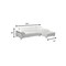 Homeroots White Italian Leather L Shaped Two Piece Sofa and Chaise Sectional 343951 - alternate 7