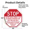 Signmission Stop Do Not Refill Small 1 Lb. Cyli, 10 Inch X 10 Inch, Vinyl Decal OC-D-10-252 - alternate 4
