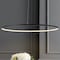 Jonathan Y Brice 35" Modern Contemporary Metal Round Integrated LED Pendant, Matte Black JYL7220A - alternate 11
