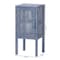 Bali & Pari Vivan Natural Rattan Nightstand, Navy Blue 272-14901-ZORO - alternate 9
