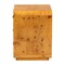Bali & Pari Netra Modern and Contemporary Natural Real Burl Wood 3-Drawer Nightstand 253-13972-ZORO - alternate 10