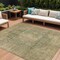 Homeroots 9' X 12' Artichoke Green And Beige Medallion Washable Indoor Outdoor Area Rug 616446 - alternate 1