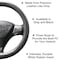 Dash Designs Comfort Grips Sport Grip 14.5in - 15.5in Steering Wheel Cover - Grey 3362GY - alternate 3