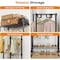 Simple Deluxe Rolling Clothes Rack, Heavy Duty Clothing Rack, 3-Shelf Portable Garment Rack with Wheels, Double A 3A88HKRACKCLOTH431780B - alternate 5