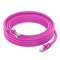 Maximm 7ft Cat6 Pure Copper UTP Ethernet Cable, Pink CAT6-7FT-PINK - alternate 1