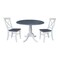 Whitewood Industries Extension Dining Tables, 45 in L, 38 in H, Parawood, 3 Piece Set K05-42DPT-C613-2 - alternate 1